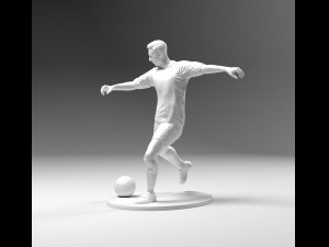 footballer 03 footstrike 05 stl Modelo de Impressão 3D