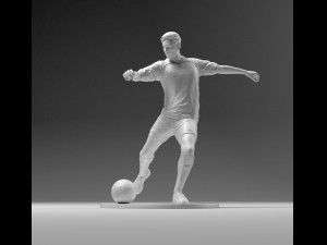 footballer 03 footstrike 05 stl Modelo de Impressão 3D