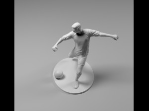 footballer 03 footstrike 05 stl Modelo de Impressão 3D