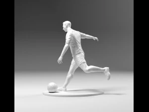 jogador de futebol 03 footstrike 06 stl Modelo de Impressão 3D