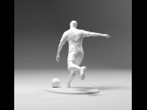 jogador de futebol 03 footstrike 06 stl Modelo de Impressão 3D