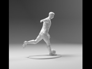 footballer 03 footstrike 06 stl 3D Print Model