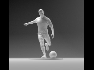 footballer 03 footstrike 06 stl 3D Print Model
