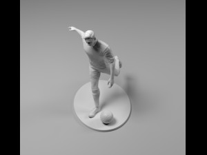 footballer 03 footstrike 06 stl 3D Print Model