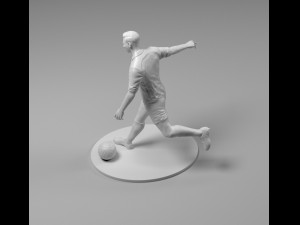 footballer 03 footstrike 06 stl 3D Print Model