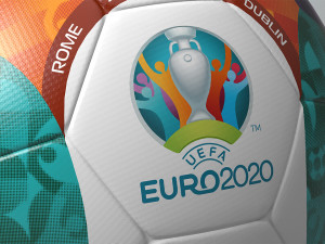 2020 european official ball 3Dモデル
