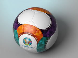 2020 european official ball 3Dモデル
