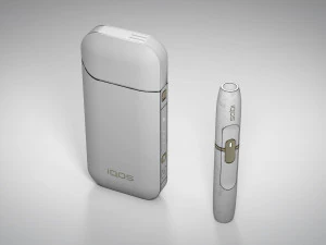 iqos grungy bianco pbr lowpoly Modello 3D