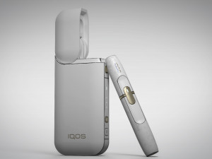 iqos grungy white pbr lowpoly 3D Model