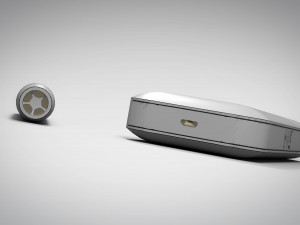 iqos grungy white pbr lowpoly 3D Model