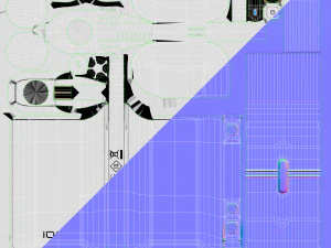 iqos grungy bianco pbr lowpoly Modello 3D