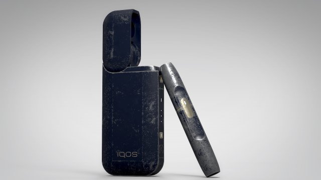 iqos painted grungy pbr 3D Модель .c4d .max .obj .3ds .fbx .stl .blend 