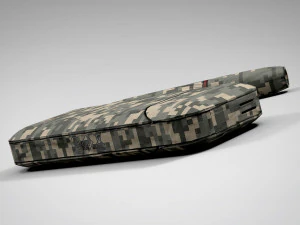 iqos camuflagem pbr baixo poli Modelo 3D