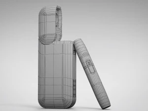 iqos camuflagem pbr baixo poli Modelo 3D