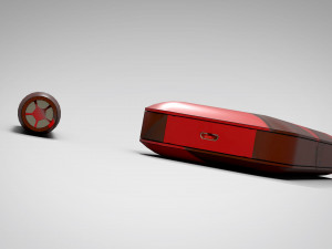iqos redbrown grid pbr 3D Модель