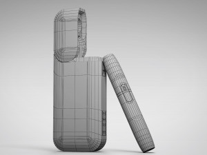 iqos redbrown grid pbr 3D Модель