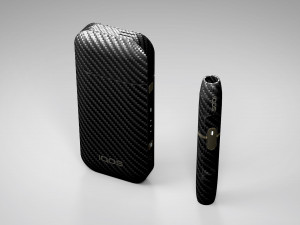 iqos weaving black grid pbr Modello 3D