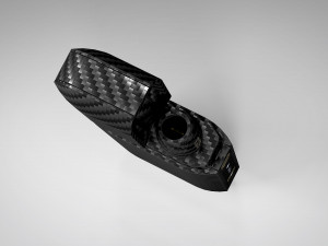 iqos weaving black grid pbr Modello 3D