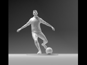 footballer 03 footstrike 07 stl 3D Print Model
