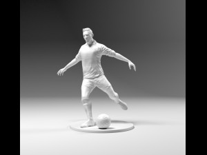 footballer 03 footstrike 07 stl 3D 打印模型