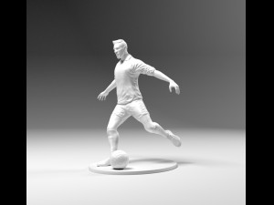 footballer 03 footstrike 07 stl 3D 打印模型