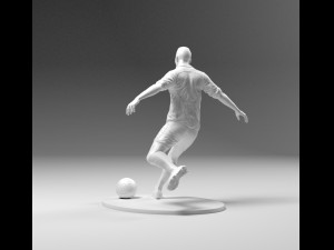 footballer 03 footstrike 07 stl 3D 打印模型