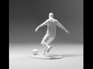 footballer 03 footstrike 07 stl 3D Print Model