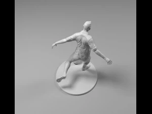 footballer 03 footstrike 07 stl 3D Print Model