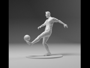 footballer 03 footstrike 08 stl 3D Print Model