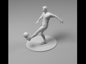 footballer 03 footstrike 08 stl Modelo de impresión 3D
