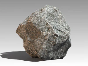 stone 02 set 01 pbr low-poly 3D Model