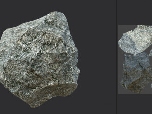 stone 02 set 01 pbr low-poly Model 3D