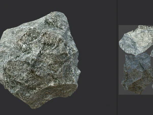 stone 02 set 01 pbr low-poly 3D Model