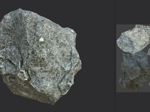 stone 02 set 01 pbr low-poly Model 3D