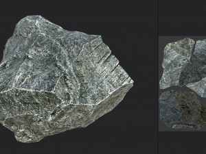 stone 01 set 01 pbr low-poly 3D Model