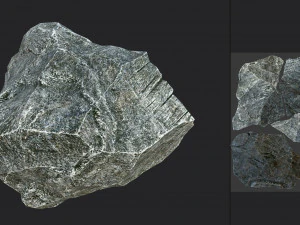 stone 01 set 01 pbr low-poly 3D Model