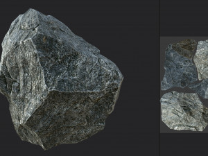 stone 01 set 01 pbr low-poly 3D Model
