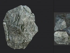 stone 01 set 01 pbr low-poly 3D Model