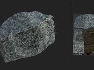 stone 03 set 01 pbr low-poly 3D Model