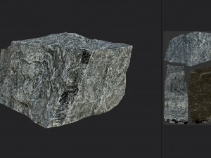 stone 03 set 01 pbr low-poly 3D Model
