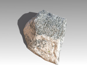 stone 04 set 01 pbr low-poly 3D 模型