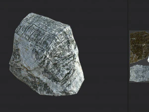 stone 04 set 01 pbr low-poly 3D Model