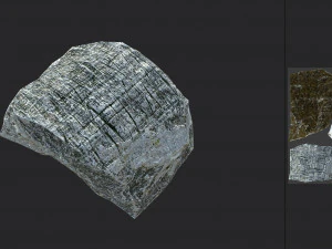 stone 04 set 01 pbr low-poly 3D Model