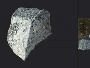 stone 04 set 01 pbr low-poly 3D Model