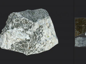 stone 04 set 01 pbr low-poly 3D Model