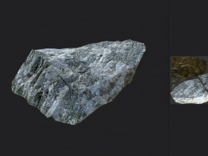 stone 05 set 01 pbr low-poly 3D-Modell