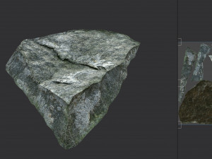 stone 06 set 01 pbr low-poly Model 3D