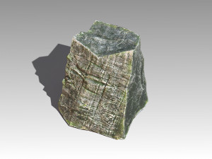 stone 07 set 01 pbr low-poly  3D Model