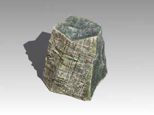 stone 07 set 01 pbr low-poly 3D Model