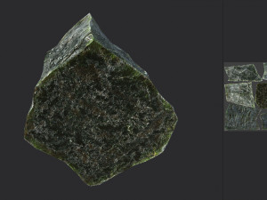stone 07 set 01 pbr low-poly 3D Модель